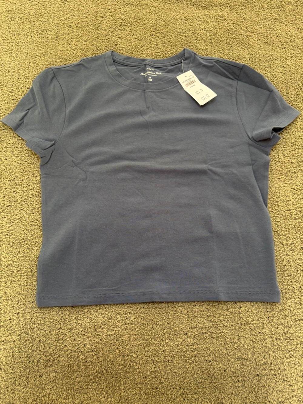Abercrombie & Fitch Short Sleeve Crewneck Tee - Blue